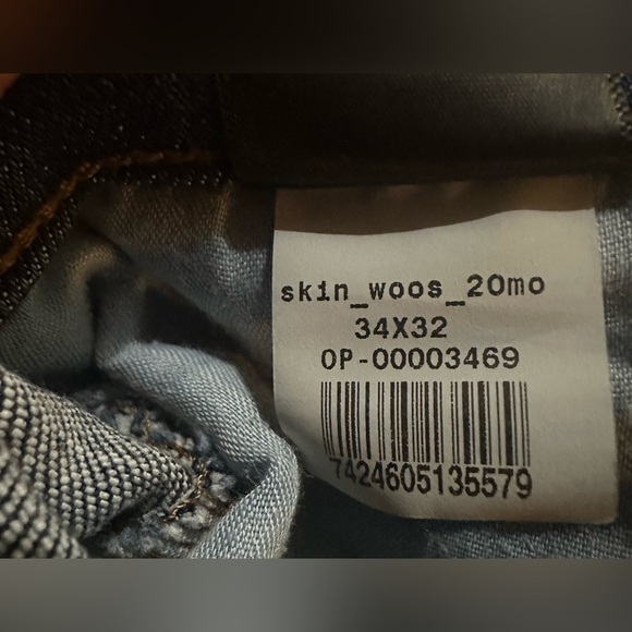 Mott & Bow Jeans Men's 34x32 Skinny Wooster versatile blue Denim stretch casual - Picture 10 of 10